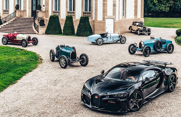 Bugatti выкупила 5 ретрокаров у коллекционера
